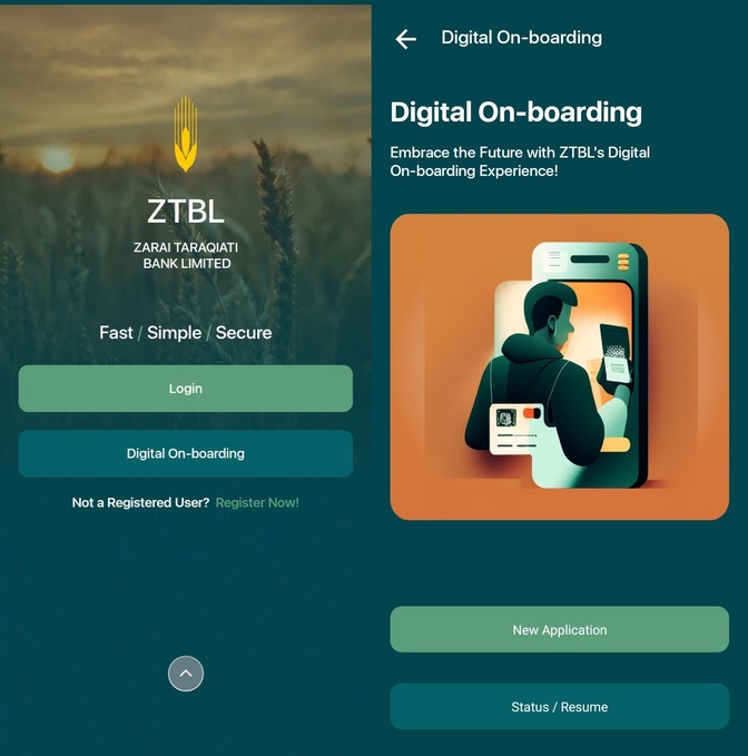 Digital Onboarding Screenshot